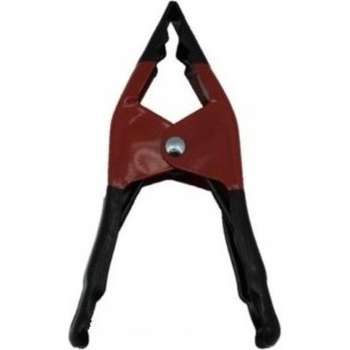 Hobbyklem/lijmklem rood - 15 cm - veerklemmen