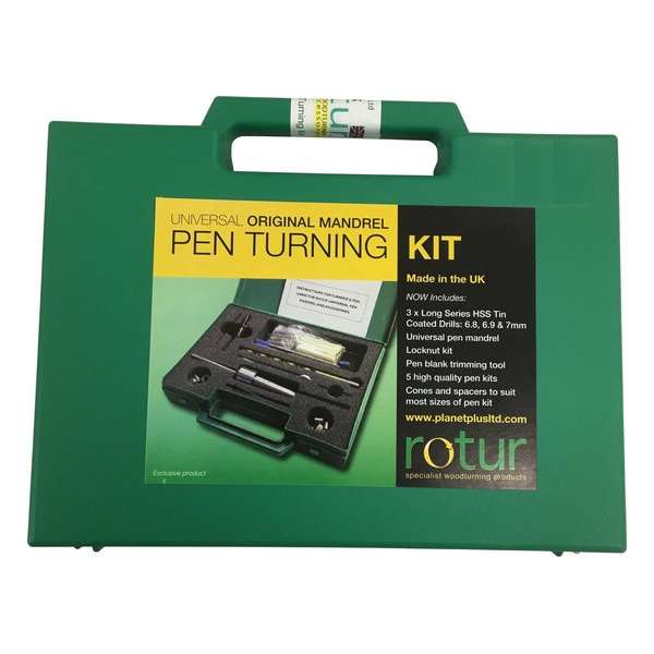 Rotur Universal Original Mandrel Pen Turning Kit MK2 Rotur Universal Original Mandrel Pen Turning Kit MK2