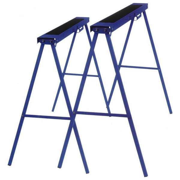 Work Men Set van 2 opvouwbare schragen max 250kg/set Work Men Set van 2 opvouwbare schragen max 250kg/set