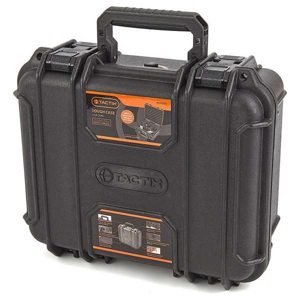 Tactix IP65 waterdichte, stofdichte en stootvaste Polypropeen koffer 34,5 x 29,5 x 15,5 cm