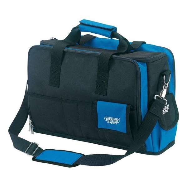 Draper Tools Expert Laptoptas voor technici blauw en zwart 89209 Draper Tools Expert Laptoptas voor technici blauw en zwart 89209