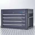 Datona® Gereedschapskist tech-line 80 cm - Mat Zwart