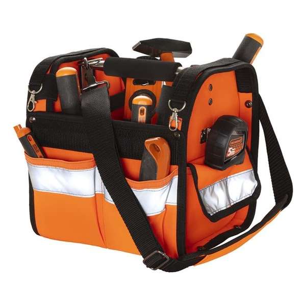 ToolPack 362.061 Distinct Hi-Vis Gereedschapstas met metalen draagbeugel - Compact ToolPack 362.061 Distinct Hi-Vis Gereedschapstas met metalen draagbeugel - Compact