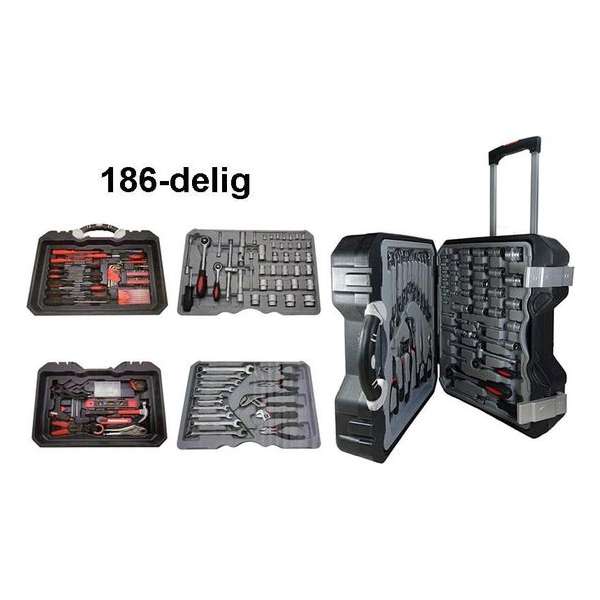 Gereedschapstrolley 186-delig Gereedschapstrolley 186-delig
