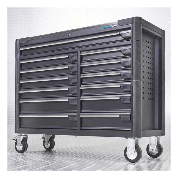 Datona® Gereedschapswagen tech-line 125 cm - Mat Zwart Datona® Gereedschapswagen tech-line 125 cm - Mat Zwart