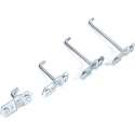 HBM 100 x 6 mm. Enkele Haak voor Gereedschapswand
