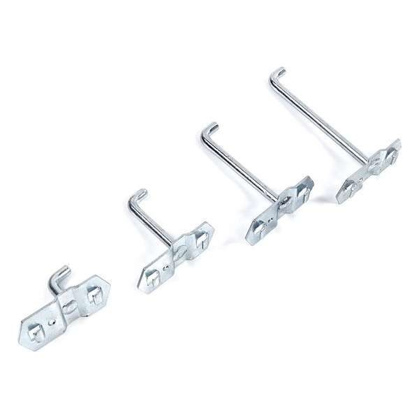 HBM 100 x 6 mm. Enkele Haak voor Gereedschapswand HBM 100 x 6 mm. Enkele Haak voor Gereedschapswand