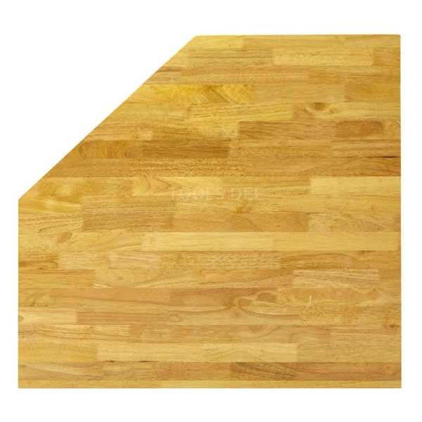 HBM 87 cm Massief Houten Hoek Werkblad voor Werkplaatsinrichting