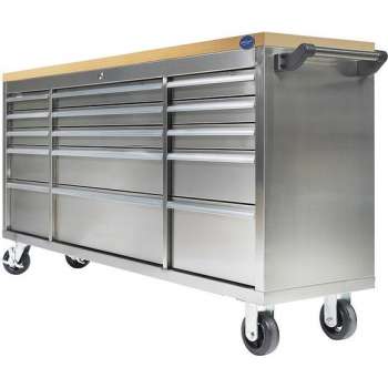 Datona® Verrijdbare RVS werkbank
