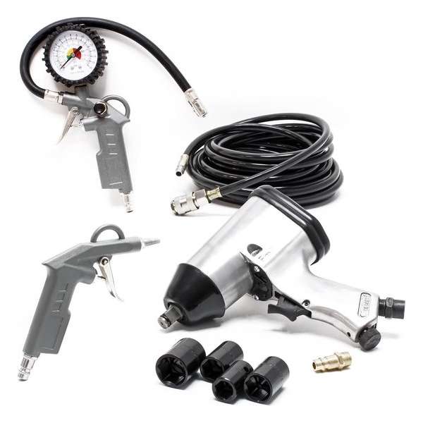 Luchtcompressor accessoires gereedschapsset 8-delige bandenspanning