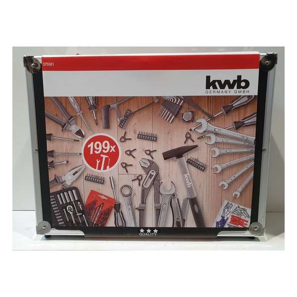 KWB Gereedschapskoffer 199-delig KWB Gereedschapskoffer 199-delig