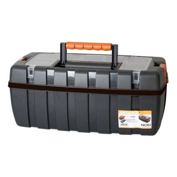 Gerimport Gereedschapskoffer 54 X 27 X 23 Cm Zwart Gerimport Gereedschapskoffer 54 X 27 X 23 Cm Zwart