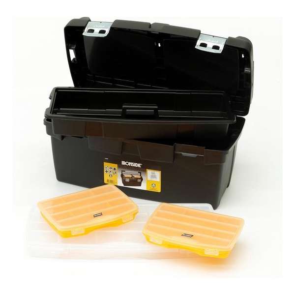 Ironside Gereedschapskoffer L 60x31x30cm (Prijs per stuk) Ironside Gereedschapskoffer L 60x31x30cm (Prijs per stuk)