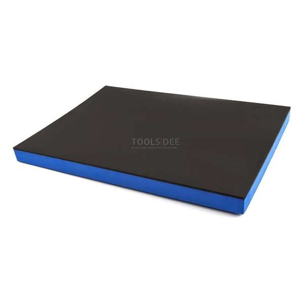 HBM Foam Inlay 585 x 410 x 40 mm voor Gereedschapswagen - BLAUW HBM Foam Inlay 585 x 410 x 40 mm voor Gereedschapswagen - BLAUW