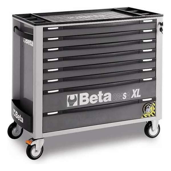 Beta gereedschapswagen C24SA met XL7 laden - grijs Beta gereedschapswagen C24SA met XL7 laden - grijs