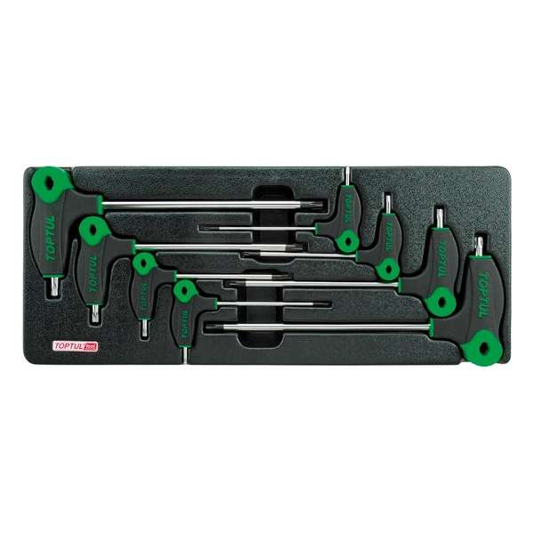Inleg plastic T-torx met kruk T10-T50 Inleg plastic T-torx met kruk T10-T50