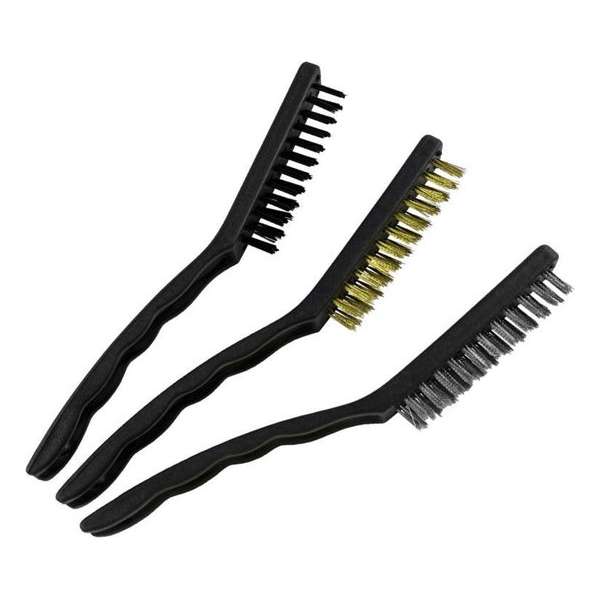 JBM Tools | Set van 3 staalborstels JBM Tools | Set van 3 staalborstels