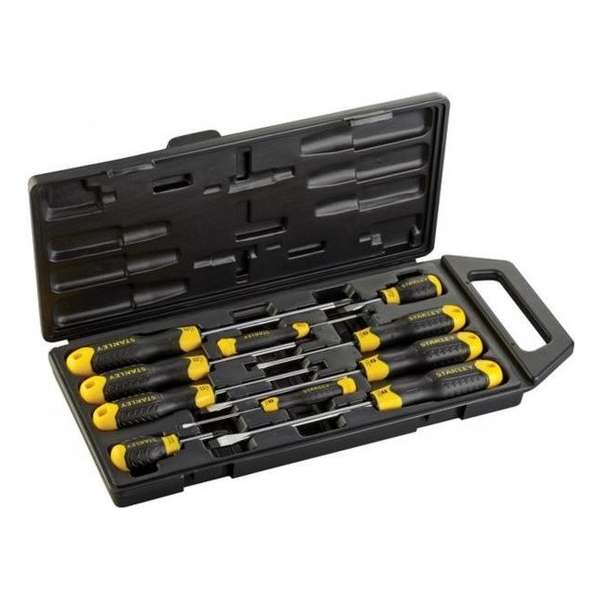 STANLEY 2-65-005 Schroevendraaierset - 10-delig - inclusief koffer STANLEY 2-65-005 Schroevendraaierset - 10-delig - inclusief koffer