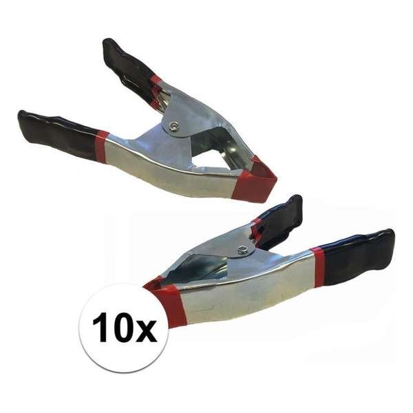 10x Lijmklemmen 15cm - Marktklemmen - Veerklemmen - Zeilklemmen 10x Lijmklemmen 15cm - Marktklemmen - Veerklemmen - Zeilklemmen