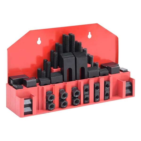vidaXL 58-delige Klemset T-sleuf M14 staal vidaXL 58-delige Klemset T-sleuf M14 staal
