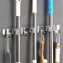 Gereedschapshouder | Wandhouder | Garage Organizer | Roestvrijstaal | 3 Houders | 4 Haken