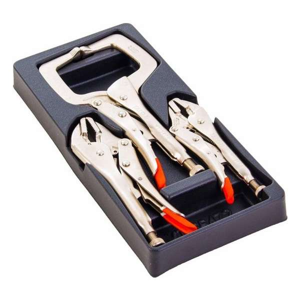 Yato Klemtangenset - 3-delig - 38 x 17 x 4 cm - Kunstof module Yato Klemtangenset - 3-delig - 38 x 17 x 4 cm - Kunstof module