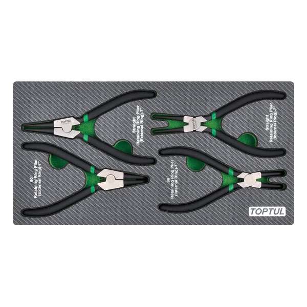 Inleg foam carbon circlipstangen Inleg foam carbon circlipstangen