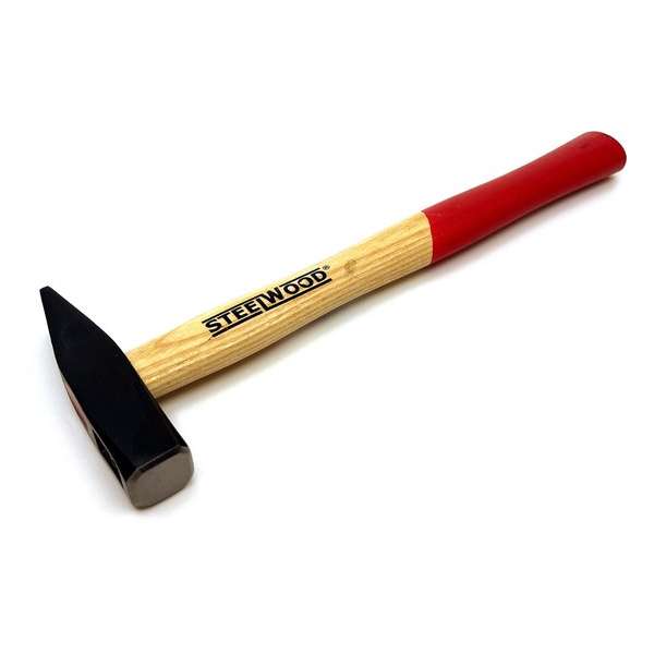 Steelwood Bankhamer - 100 gr - Gelakte houten steel - Ringwig bevestiging Steelwood Bankhamer - 100 gr - Gelakte houten steel - Ringwig bevestiging