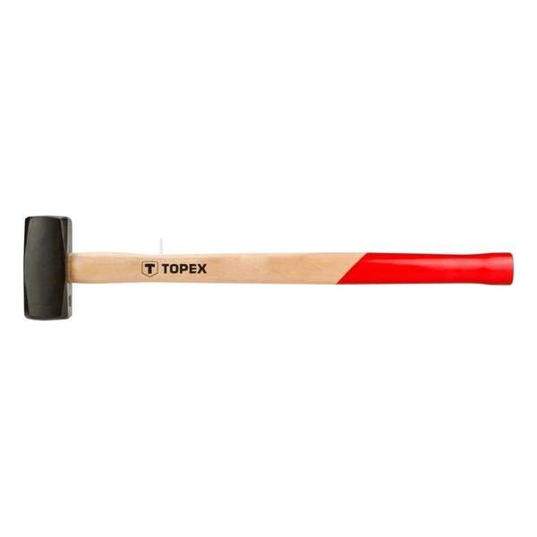 TOPEX voorhamer 6 kg 75x70x800mm TOPEX voorhamer 6 kg 75x70x800mm