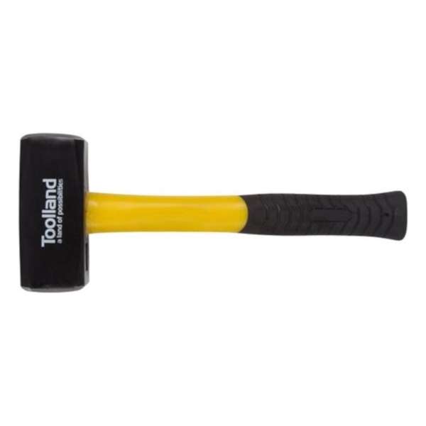 Toolland Hamer 30 Cm Staal/glasvezel Zwart/geel Toolland Hamer 30 Cm Staal/glasvezel Zwart/geel