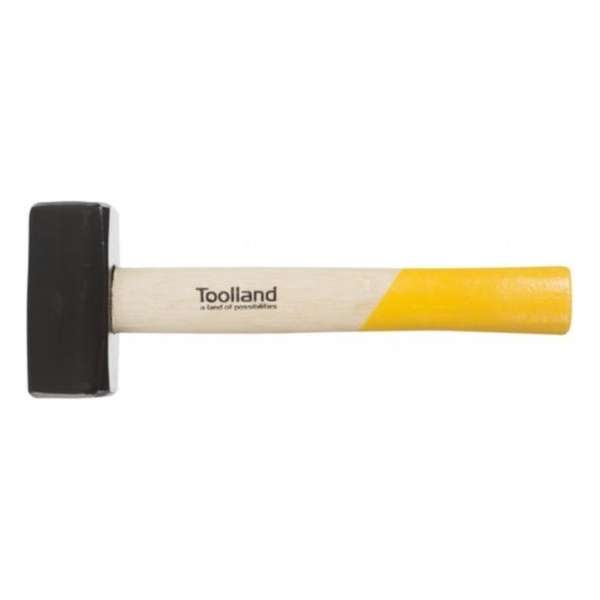 Toolland Vuisthamer 26 Cm Staal/Hout /Geel/Zwart Toolland Vuisthamer 26 Cm Staal/Hout /Geel/Zwart