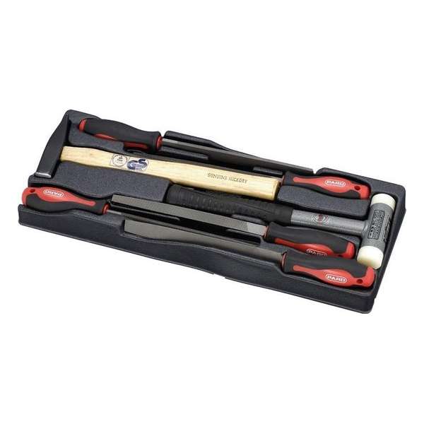 Hamer- en vijlenset, 7-delig PA5071T Hamer- en vijlenset, 7-delig PA5071T