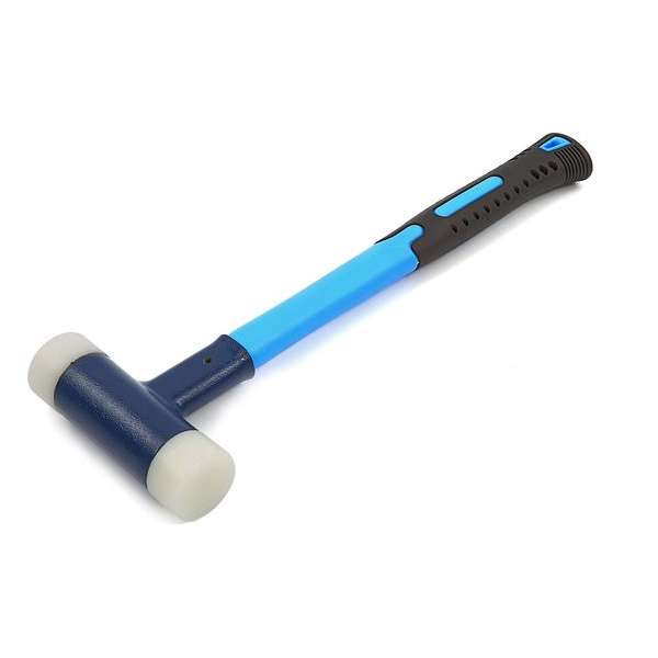 HBM 35 mm. Terugslagloze Nylon Installatie Hamer met Fiberglas Steel HBM 35 mm. Terugslagloze Nylon Installatie Hamer met Fiberglas Steel
