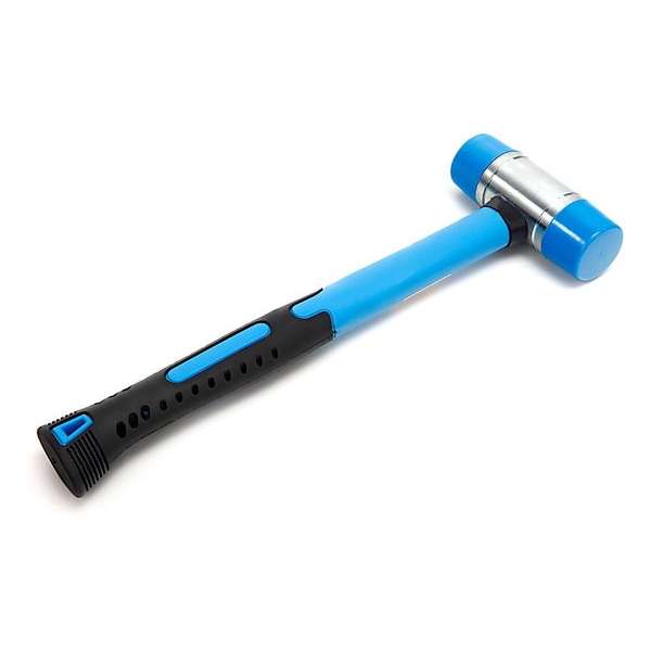 HBM 35 mm. Rubberen Hamer met Anti Slip Fiberglas Steel Model 2 HBM 35 mm. Rubberen Hamer met Anti Slip Fiberglas Steel Model 2