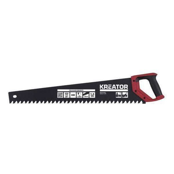 Kreator KRT810001 Gasbeton zaag 650mm TPI 1,5 Kreator KRT810001 Gasbeton zaag 650mm TPI 1,5