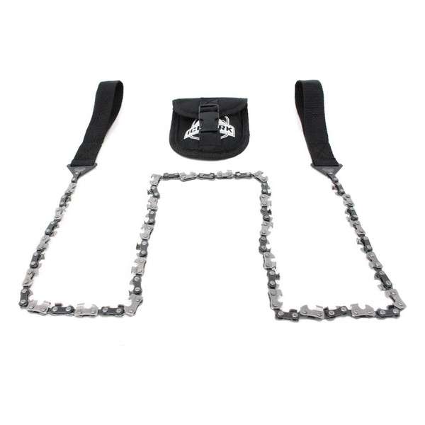 Hand Kettingzaag Trek Ketting Compakt Zagen Onderweg Kamperen Wandelen Buitenactiviteit Survival Met Praktisch Heuptasje 90 cm Hand Kettingzaag Trek Ketting Compakt Zagen Onderweg Kamperen Wandelen Buitenactiviteit Survival Met Praktisch Heuptasje 90 cm