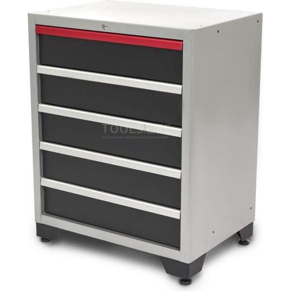 HBM 5 Laden Deluxe Professionele Gereedschapskast voor Werkplaatsinrichting HBM 5 Laden Deluxe Professionele Gereedschapskast voor Werkplaatsinrichting