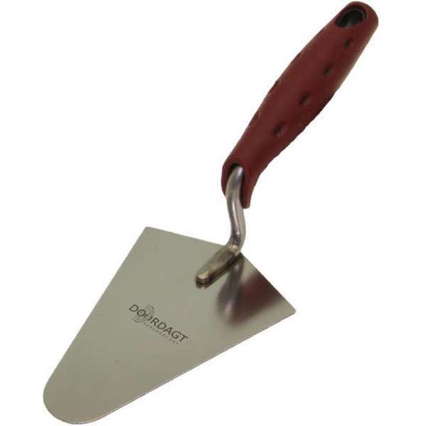 Doordagt Pleistertroffel RVS - rond - 140 mm - met softgrip Doordagt Pleistertroffel RVS - rond - 140 mm - met softgrip