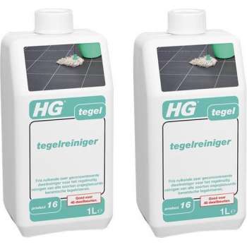 HG tegelreiniger Zeer geconcentreerde, fris ruikende dweilreiniger - 2 Stuks !