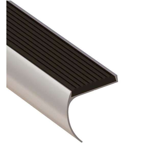 Trapprofiel afgerond zilver 44 x 45 x 1000 mm - 1 Stuk Trapprofiel afgerond zilver 44 x 45 x 1000 mm - 1 Stuk