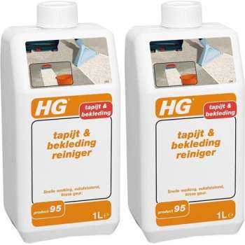 HG Tapijt- en Bekledingreiniger - 1000 ml - 2 Stuks !