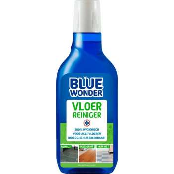 Blue Wonder Vloerreiniger Grootverpakking - 6x 750 fles met dop (4,5 liter)