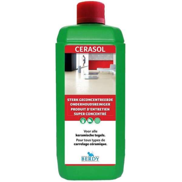 Cerasol - Sterke onderhoudsreiniger KERAMISCHE TEGELS - Berdy - 1 L Cerasol - Sterke onderhoudsreiniger KERAMISCHE TEGELS - Berdy - 1 L