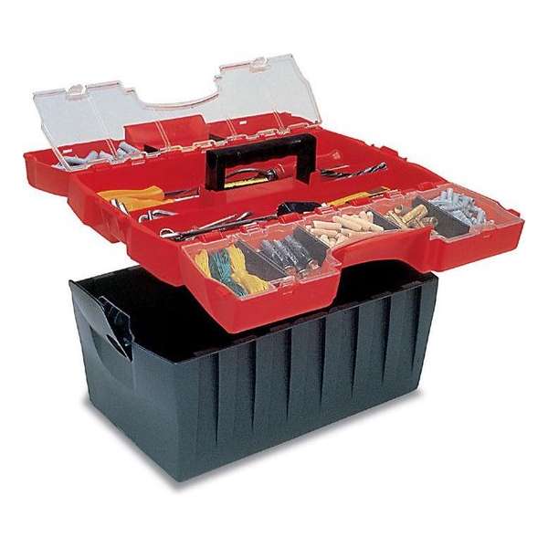 PLANO Gereedschapskist 44x26x27 Design Line 911 Tool Box with Built-in Small Hardware Parts PL19111ZR PLANO Gereedschapskist 44x26x27 Design Line 911 Tool Box with Built-in Small Hardware Parts PL19111ZR