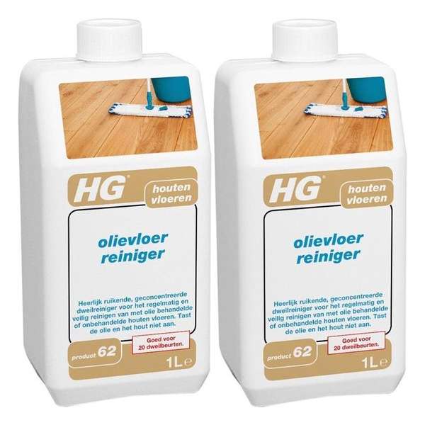 HG Olievloer Reiniger - 1000 ml - 2 Stuks ! HG Olievloer Reiniger - 1000 ml - 2 Stuks !