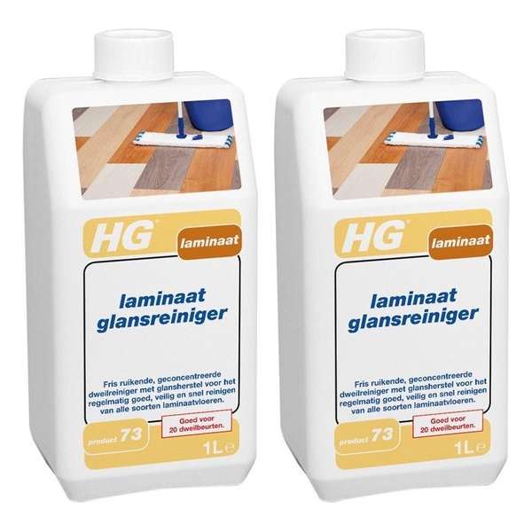 HG Laminaat Glansreiniger - 1000 ml - 2 Stuks HG Laminaat Glansreiniger - 1000 ml - 2 Stuks