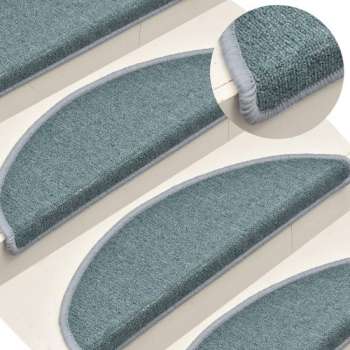 vidaXL Trapmatten 15 st 65x24x4 cm blauw  VDXL_322363
