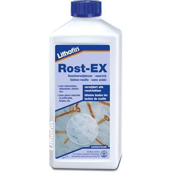 Rost-EX - Roestverwijderaar - zuurvrij UNIVERSEEL - Lithofin - 500 ml Rost-EX - Roestverwijderaar - zuurvrij UNIVERSEEL - Lithofin - 500 ml