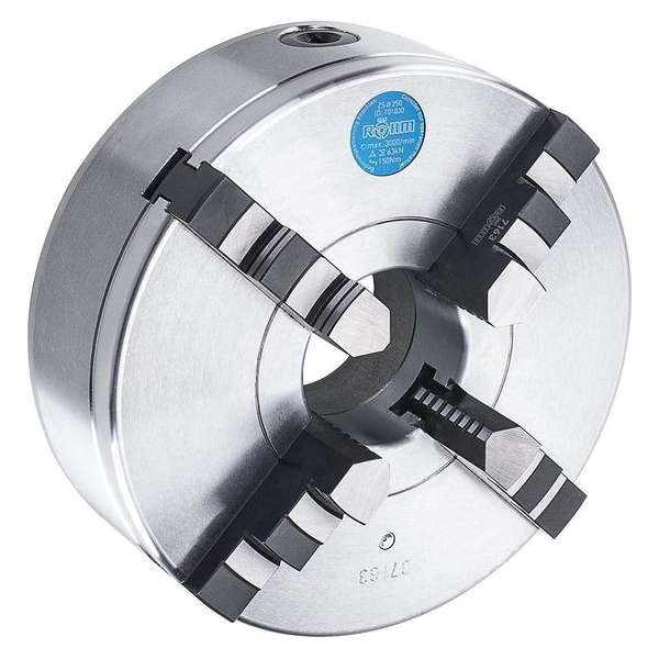 Klauwplaat ZS met 4 bekken Gietwerk DIN55027, KK4 160mm RÖHM Klauwplaat ZS met 4 bekken Gietwerk DIN55027, KK4 160mm RÖHM