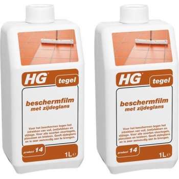 HG tegel reiniger beschermfilm met zijdeglans - 2 Stuks !